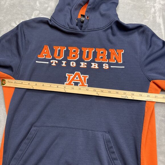 Colosseum Auburn Tigers Men’s Hoodie Sweatshirt Sz M Navy/Orange - Picture 6 of 9